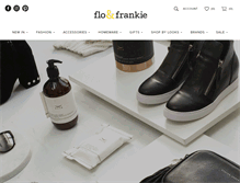 Tablet Screenshot of floandfrankie.com